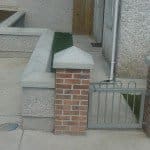 Peaked wall capping