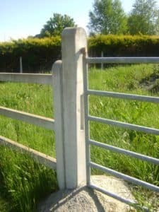 Gate post
